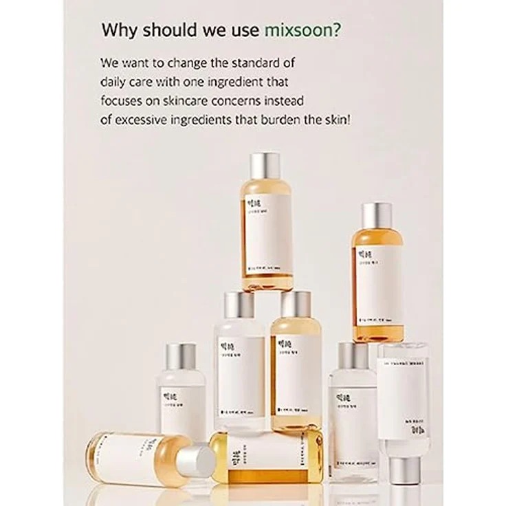 Mixsoon - Centella Asiatica Toner - 150ml, beruhigendes Tonikum mit schonender Ultraschall-Niedertemperatur-Extraktion, ohne Alkohol, für alle Hauttypen geeignet – Bild 5