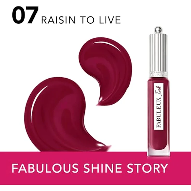 Bourjois Fabuleux Ink, Lippenstift mit flüssiger Tinte, glänzendes, transferfreies Finish, 3,5 ml – Bild 2