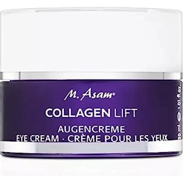 M. Asam COLLAGEN LIFT Augencreme (30 ml) – Straffende Collagen Augencreme minimiert Linien & Fältchen, verbessert die Spannkraft & verschönert die Augenkontur, Pflege für jeden Hauttyp, vegan