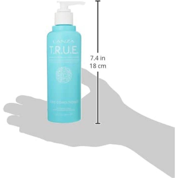 L'ANZA T.R.U.E Pure Conditioner Unisex, 236 ml, feuchtigkeitsspendend mit Keratin und Seidenproteinen, für alle Haartypen – Bild 8