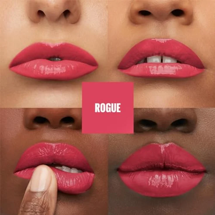 Maybelline New York flüssiger Lippenstift, Liquid Lipstick mit 16 Stunden Halt und glänzendem Finish, Super Stay Vinyl Ink, Nr. 145 Rogue, 4,2 ml – Bild 3