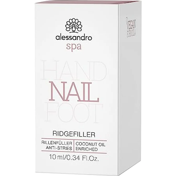 Alessandro Spa Rillenfüller 10 ml Transparent, Pflege-Nagellack – Bild 3