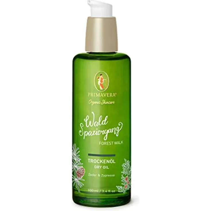 Primavera Körperöl Waldspaziergang, Trockenöl mit Bio-Pflanzenkraft, 100 ml – Bild 1