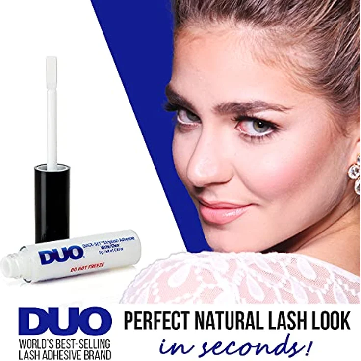 Ardell Duo Quick-Set Striplash Adhesive Schnelltrocknender klarer Kleber mit Pinsel 5 g – Bild 2