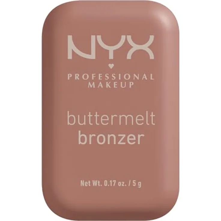 NYX Professional Makeup Buttermelt Bronzer, cremiger Bronzer in Farbton 03 Deserve Butta, 5 g - für ein natürlich gebräuntes Hautbild und Konturierung