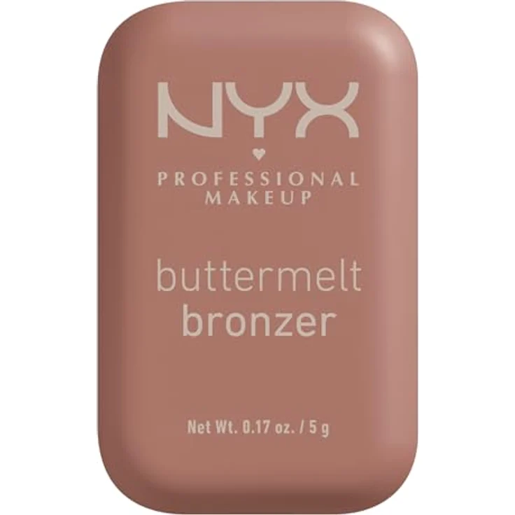 NYX Professional Makeup Buttermelt Bronzer, cremiger Bronzer in Farbton 03 Deserve Butta, 5 g - für ein natürlich gebräuntes Hautbild und Konturierung – Bild 1