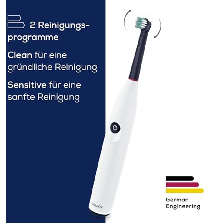 Beurer TB 15, Elektrische Zahnbürste mit oszillierender Technologie für effektive Plaque-Entfernung – Bild 3