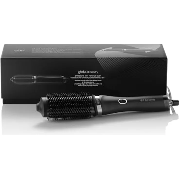 ghd Duet Blowdry Hair Dryer Brush, Schwarz - 2-in-1-Fönbürste, Hitzeschutz, mehr Volumen und Glanz