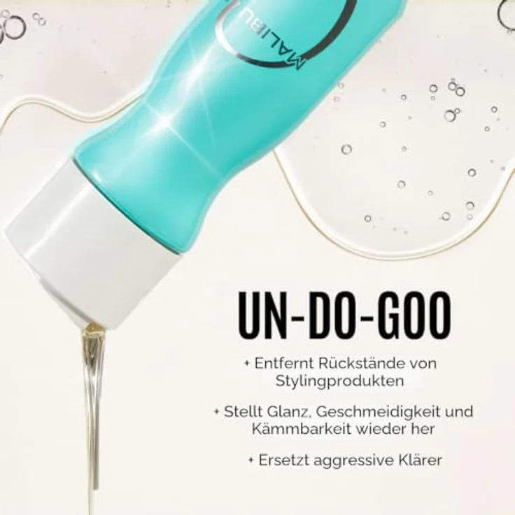 Malibu C Un-Do-Goo >pH 9 Shampoo, 1000ml - Original Shampoo zur gründlichen Reinigung und Entfernung von Produktablagerungen – Bild 5
