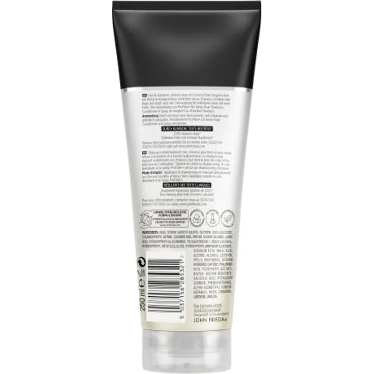 John Frieda Profiller+ Shampoo - Inhalt: 250 ml - Haartyp: fein, geschwächt - Stärkt die Haarstruktur in einer Anwendung - Silikonfrei – Bild 2