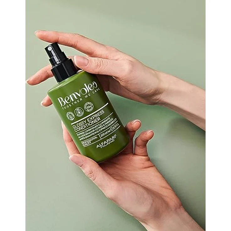 Alfaparf Milano Benvoleo Glossy Express Conditioner, 200 ml, veganer Haarbalsam für geschmeidiges und glänzendes Haar – Bild 4