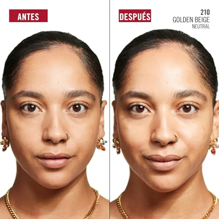 Rimmel Kind & Free Glow It Up, leichtes feuchtigkeitsspendendes Make-up, Farbton 210 Golden Beige, 30 ml – Bild 6