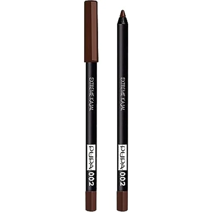 Pupa Extreme Kajal Nr. 002 Extreme Brown - 980 g, Lang anhaltend, täglicher Gebrauch, einfache Bedienung