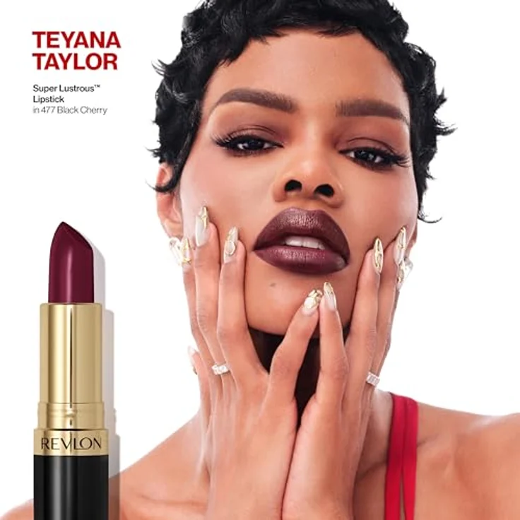 Revlon Super Lustrous Lipstick 4,2 g – 777 Vampire Love, cremige Textur mit Vitaminen und Feuchtigkeitsspender – Bild 3