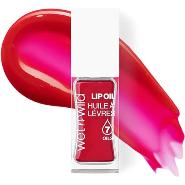 wet n wild Lippen Lip Oil, 7,11 ml, mit 7 natürlichen Ölen für intensive Pflege und Wet-Look, tierversuchsfrei, zarter Duft nach Minze und Vanille