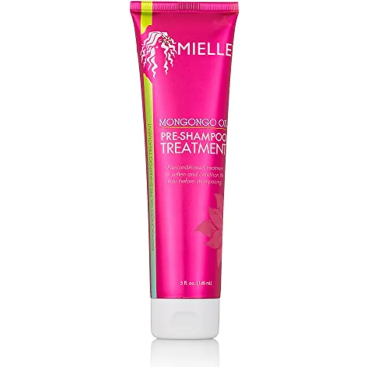 Mielle Organics Mongongo Oil Pre-Shampoo Treatment, 148 ml, Pflegeöl für alle Haartypen, Weiß