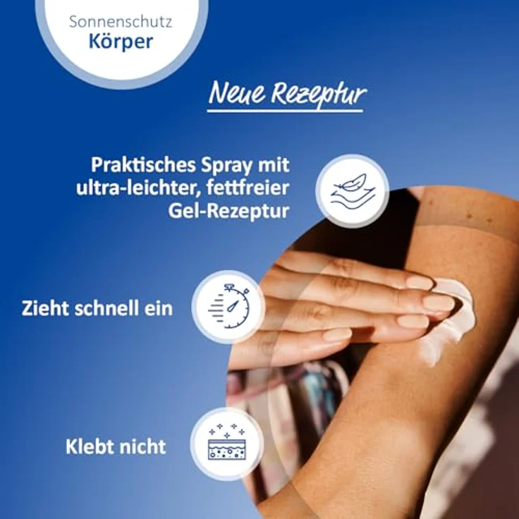 Ladival Sonnenschutz Spray LSF 50+ für allergische Haut, wasserfest, fettfrei, 4-fach Zellschutz, korallenfreundlich, leichte Gel-Formel, 150ml – Bild 5