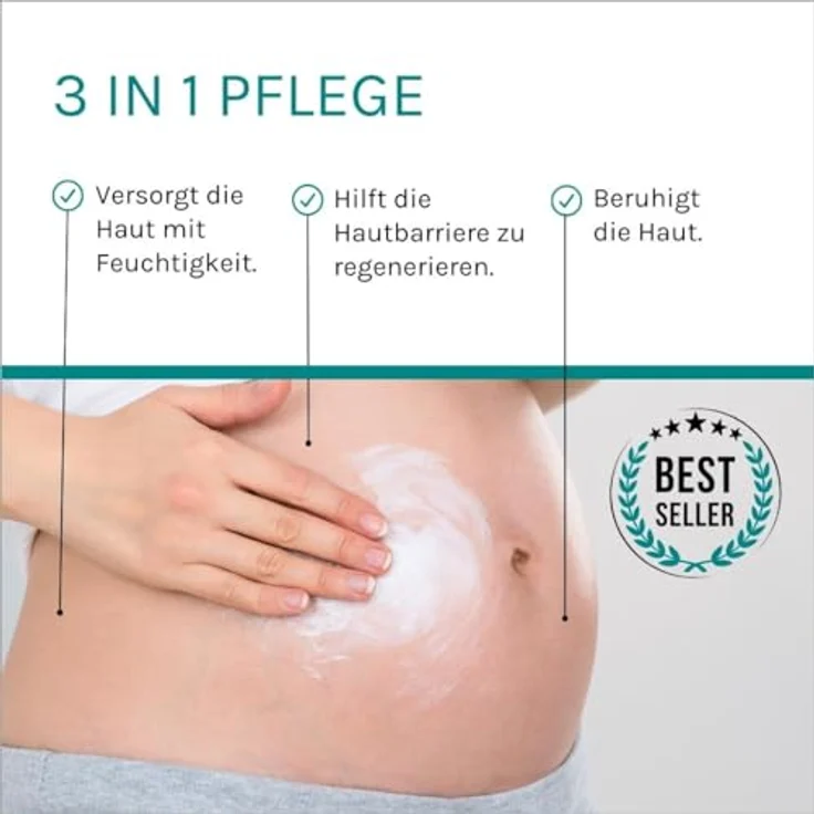 beneví neutral ISO-Lotion 200ml, Bodylotion für sehr trockene Haut mit 5% Urea und 5% Magnesium, wohltuender Schutzfilm, ohne Duftstoffe, Made in Germany – Bild 4
