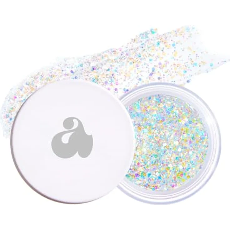 Unleashia Get Loose Glitter Gel, Glitzer für Gesicht, Körper und Haare, Farbton N°2 Starlit Chaser, 4 g, vegan, holografischer Effekt – Bild 1