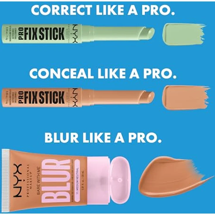 NYX Professional Makeup Pro Fix Stick Concealer 1,6 g in COCOA - Optimaler Farbton für einen makellosen Teint – Bild 7