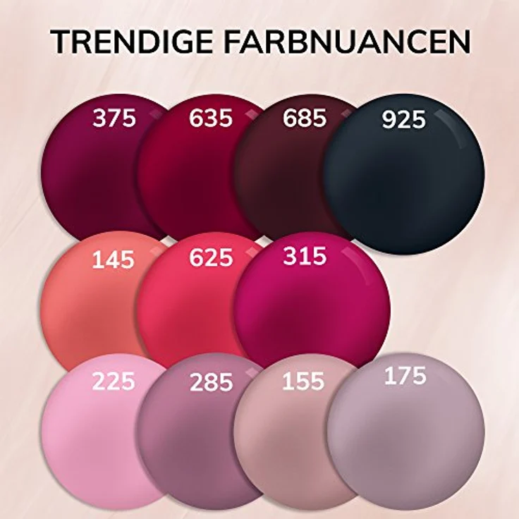 Manhattan Super Gel Nagellack – Gel Maniküre Effekt ganz ohne UV Licht – Klassisch roter Nail Polish mit bis zu 14 Tagen Halt – Farbe Ladies Night 635 – 1 x 12ml – Bild 5