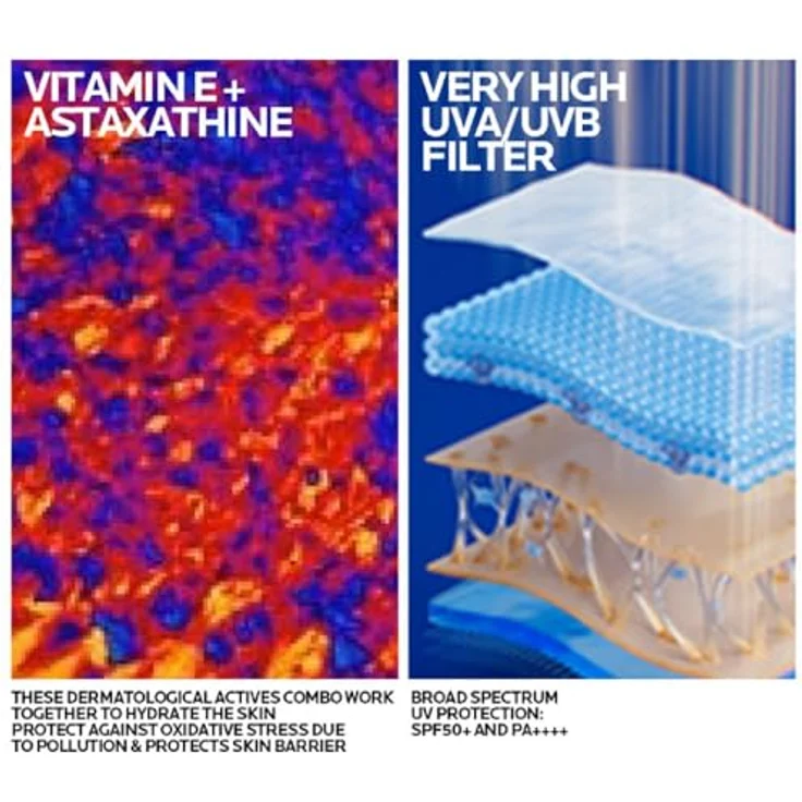 La Roche-Posay Anthelios UV Air Stick LSF 50+, 9 g mit Vitamin E und Astaxanthin für antioxidativen Hautschutz – Bild 4