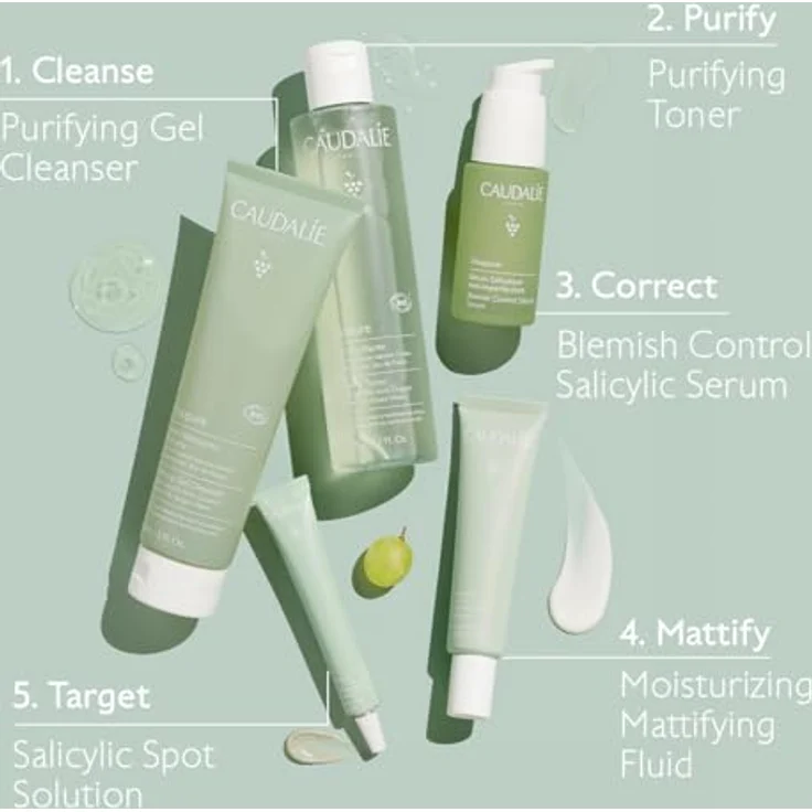 Caudalie Vinopure Skin Perfecting Serum Gesichtsserum 30 ml – Bild 7