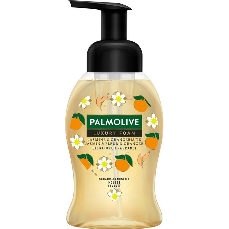 Palmolive Magic Softness Schaumseife Jasmin und Orangenblüte, 250ml Pumpspender, für alle Hauttypen