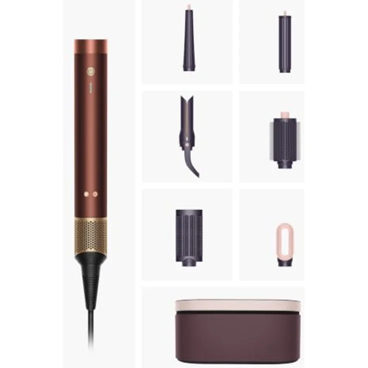 Dyson Airwrap Coanda2x, 6-in-1 Multistyler mit Föhnfunktion für glatte und wellige Styles, Plum Copper – Bild 4