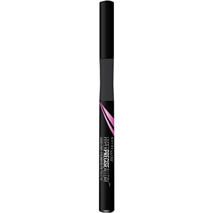 Maybelline New York Hyper Precise Eyeliner - Liner feine blaue Spitze, schwarz 1 ml – Bild 3