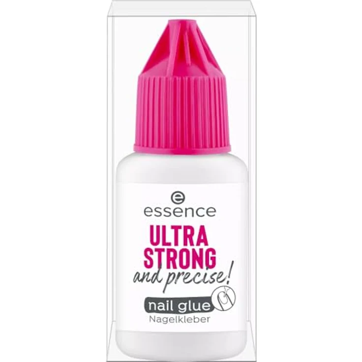 essence ULTRA STRONG & precise! Fingernagelkleber, 8 g, schnelltrocknend, vegan, ergonomischer Pinsel – Bild 4