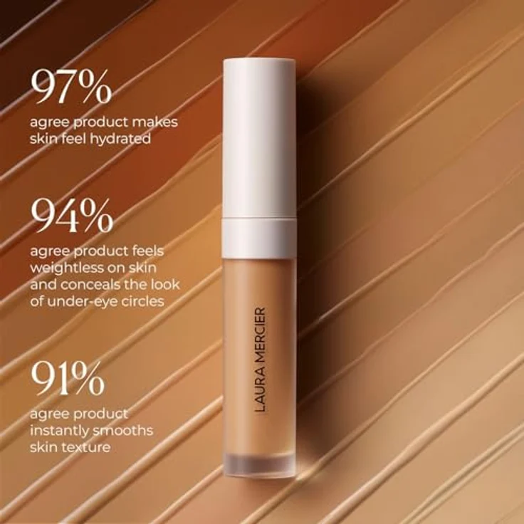 Laura Mercier REAL FLAWLESS CONCEALER 2W1, 5,4 ml, langanhaltender Concealer mit natürlichem Finish, 1N1 – Bild 6