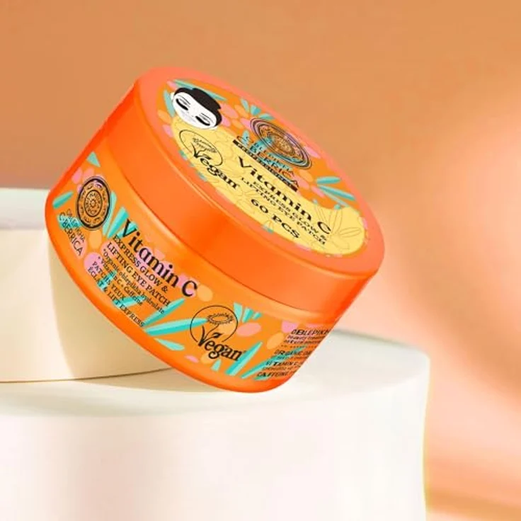 Natura Siberica Oblepikha C-Berrica Vitamin-C Express Pflaster, 60ml mit Glow & Lifting Effekt für die Augenpartie – Bild 3