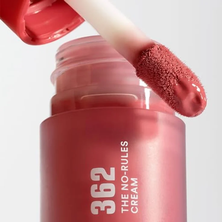 3INA The No-Rules Cream Blush 8 ml, vielseitiger Creme-Rouge für Lippen, Wangen und Augenlider, Farbe: Pink – Bild 7