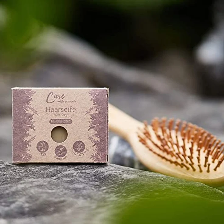 pandoo Haarseife Balade en Provence, Natürliche Haarseife mit ätherischen Ölen, Vegan & Plastikfrei, 100g – Bild 5