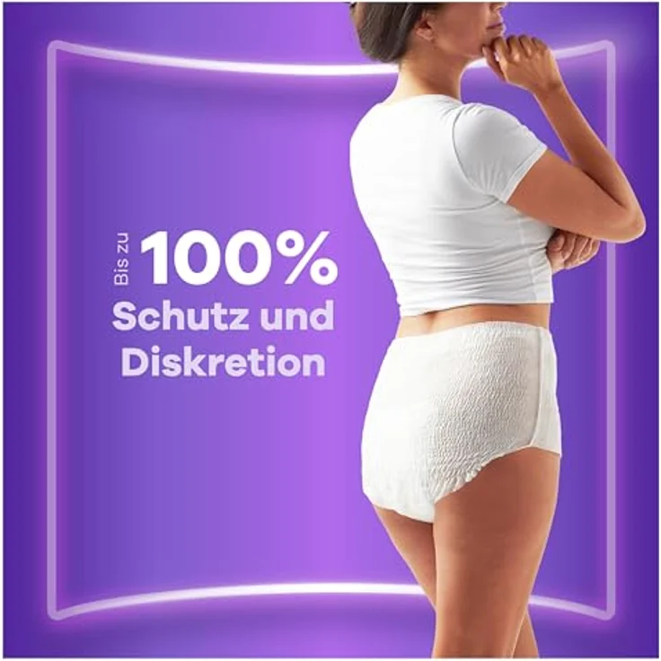 Always Discreet Inkontinenz-Höschen Plus Monatspaket bei Blasenschwäche, Größe M, 36 Höschen (4 Packungen x 9 Stück) – Bild 2