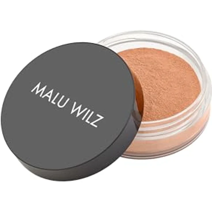 Malu Wilz Just Mineral Powder Foundation Nr.9 Rose Beige Hope 15g - Mineral Puder Makeup für strahlenden Teint, auch für sensible Haut – Bild 1