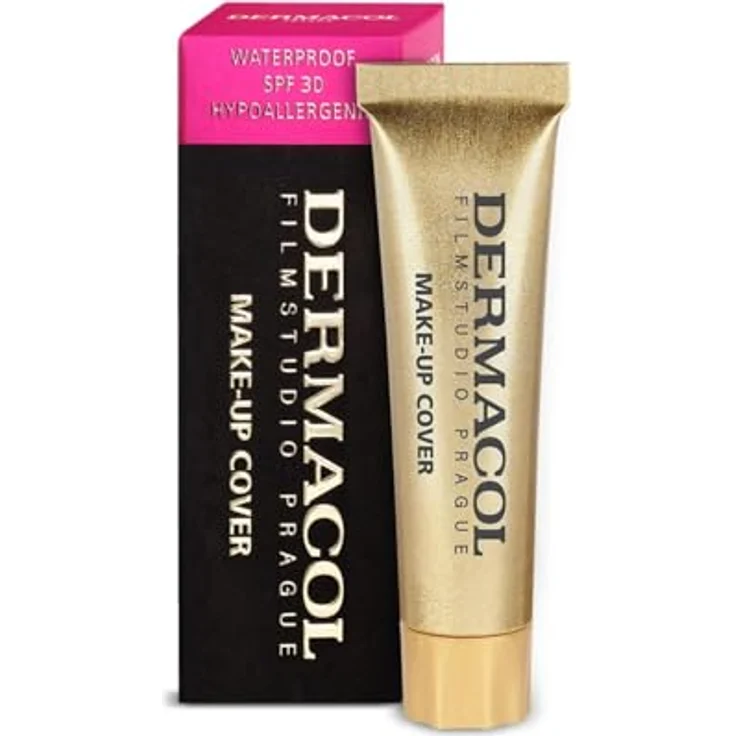 Dermacol Full Coverage Foundation 13g, Flüssige matte Foundation mit SPF 30, wasserfest für fettige Haut, Akne & Augenringe, Shade 209 – Bild 2