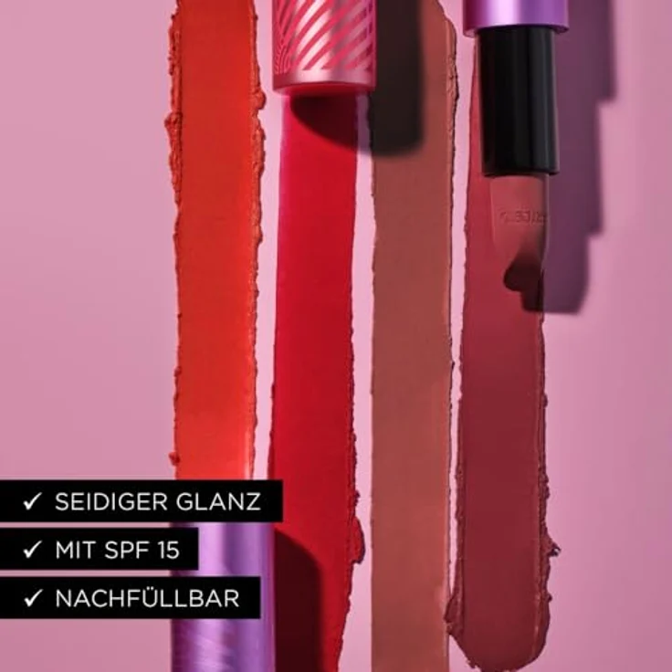 ARTDECO Couture Lipstick - Seidig glänzendes Lippenstift-Refill mit SPF 15, 4 g - Pflegeformel für weiche Lippen – Bild 5