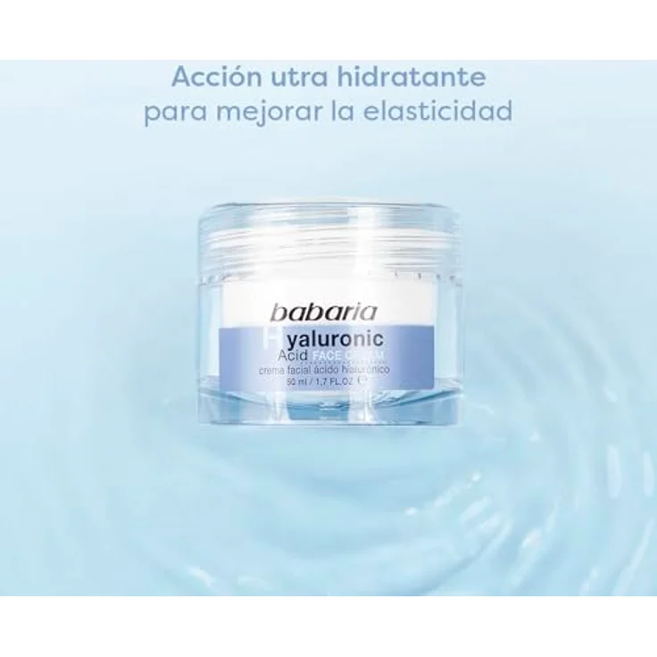 Babaria Hyaluronic Acid Crema Facial 50 ml, mit feuchtigkeitsspendender Wirkung – Bild 8