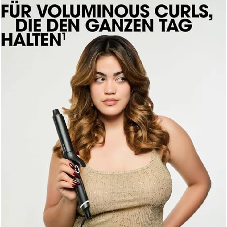 ghd Chronos Curve Grand Tong, professioneller Lockenstab in Schwarz, 32 mm Durchmesser für voluminöse Locken, bis zu 3x schneller mit HD Curl-Responsive Technologie – Bild 2