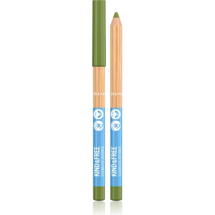 Rimmel Kind & Free Eyeliner Farbton 4 Soft Orchard, 1,1 g, veganer Liquid & Gel Eyeliner mit intensiver Farbe
