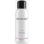 Semilac Remover Acetone Nagellackentferner 500 ml Für Hybridlack UV LED Nagellack Reiniger für Maniküree und Pediküre Dermatologisch Getestet
