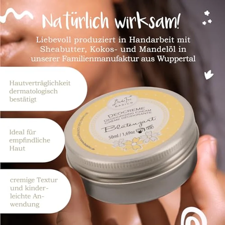 Badefee Blütenzart Deocreme 50 ml - Preisvergleich – Bild 3