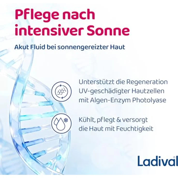 Ladival Sonnengestresste Haut Akut Serum Gesicht, After Sun Repair mit Photolyase, regenerierend und kühlend, 50 ml – Bild 6