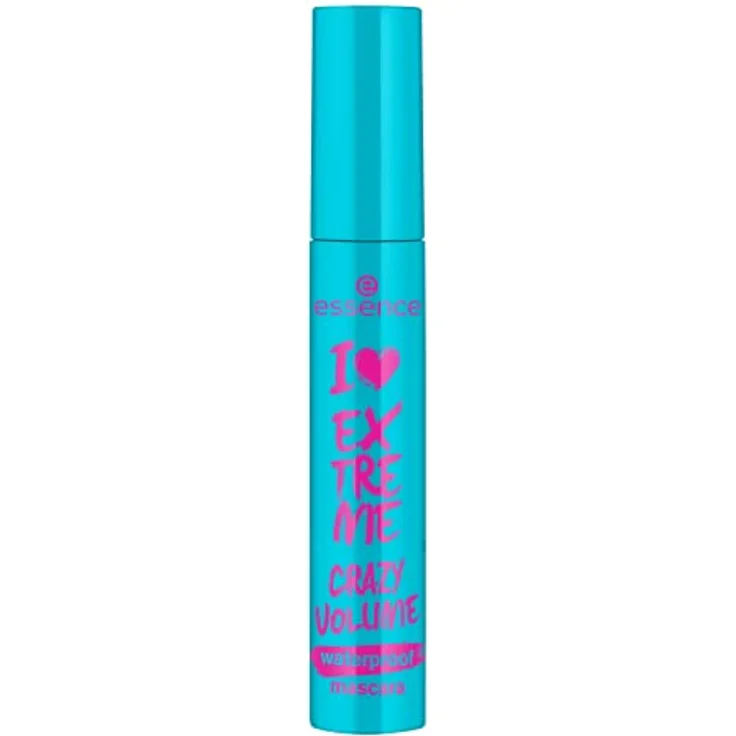 essence I LOVE EXTREME CRAZY VOLUME waterproof mascara, Schwarz, volumengebend, sofortiges Ergebnis, intensiv, vegan, wasserfest, ohne Mikroplastikpartikel, Nanopartikel frei, 3er Pack (3x12ml) – Bild 4