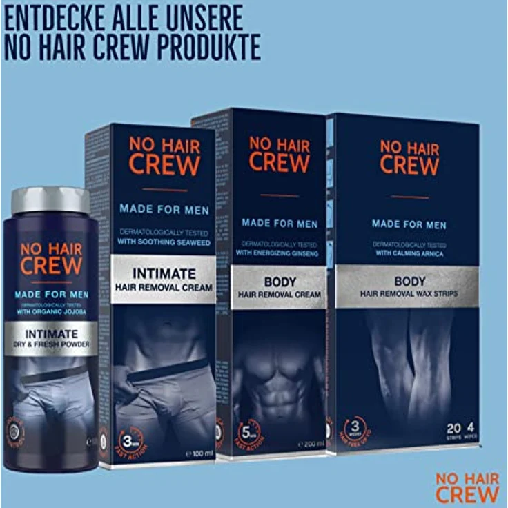 No Hair Crew Intimate Enthaarungscreme 100 ml – Bild 9
