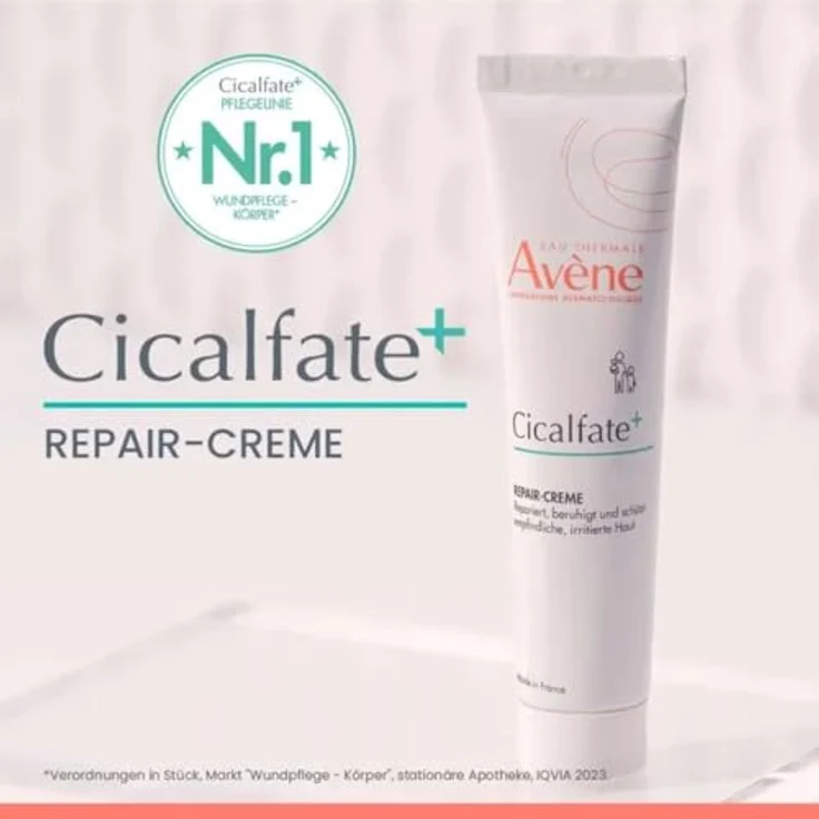 Avène Cicalfate+ Repair-Creme, 15 ml, beruhigende Pflege für sensitive Haut, hypoallergen und regenerierend – Bild 2