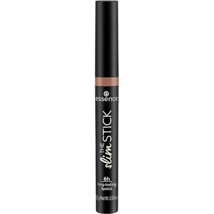 essence cosmetics THE slim STICK Lippenstift Nr. 101 Nude langanhaltend pflegend Expressergebnis farbintensiv matt vegan 1er Pack (1.7g) – Bild 2
