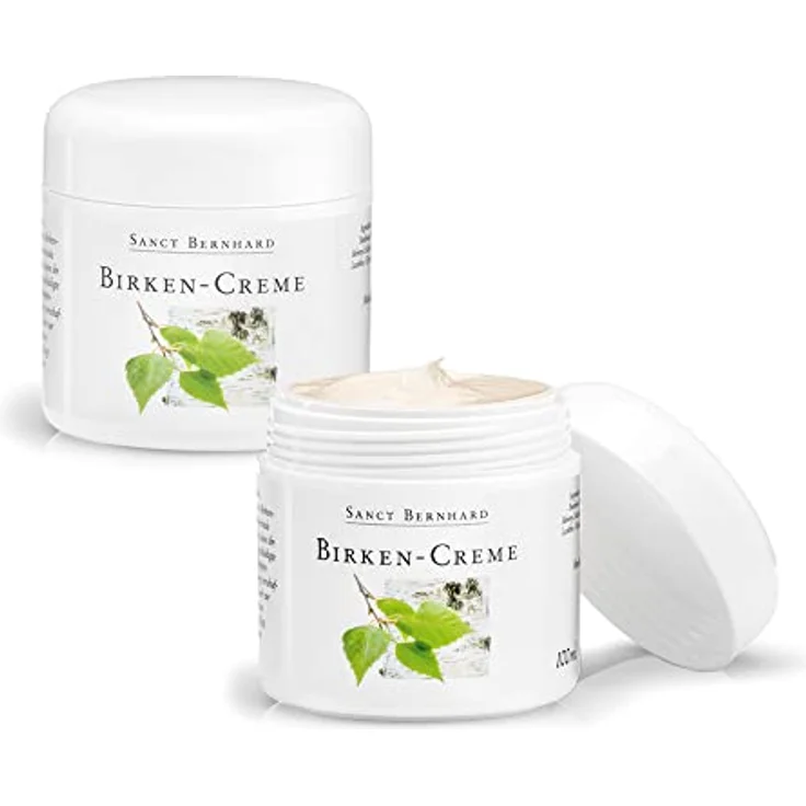 Kräuterhaus Sanct Bernhard Birken Creme | Leicht, sanft pflegend, entzündungshemmend, juckreizlindernd & heilungsfördernd | 2x100ml – Bild 1